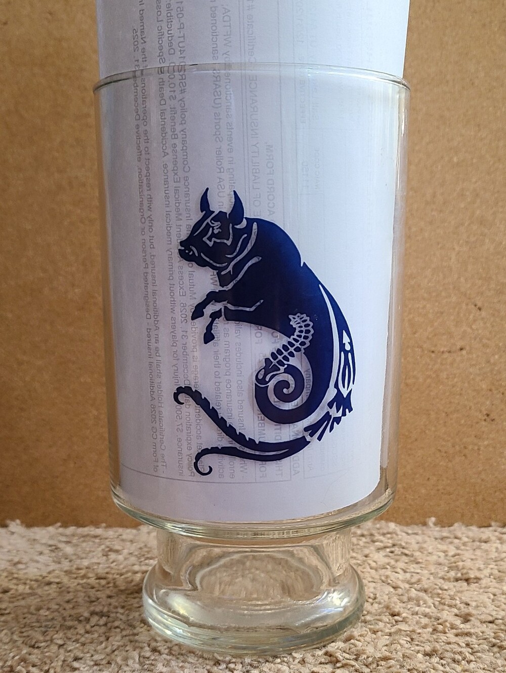 Taurus Glass Pedistal Vase